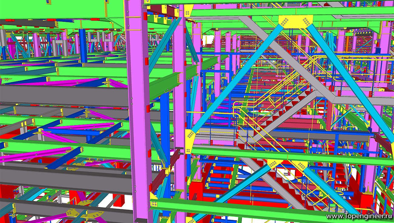 Проектирование промышленных зданий - Разработка КМД