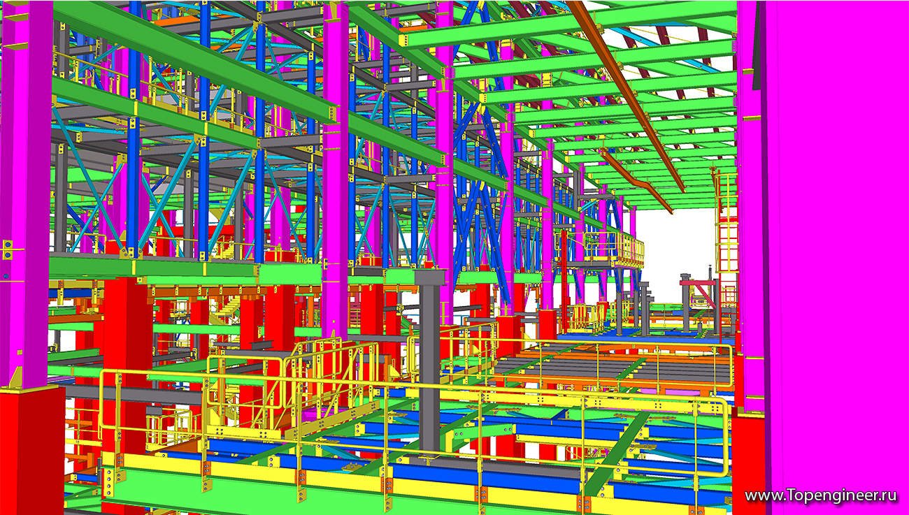 Проектирование промышленных зданий - Разработка КМД