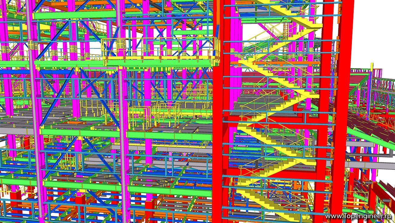 Проектирование промышленных зданий - Разработка КМД