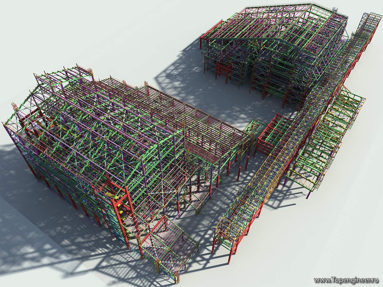 Проектирование промышленных зданий - Разработка КМД