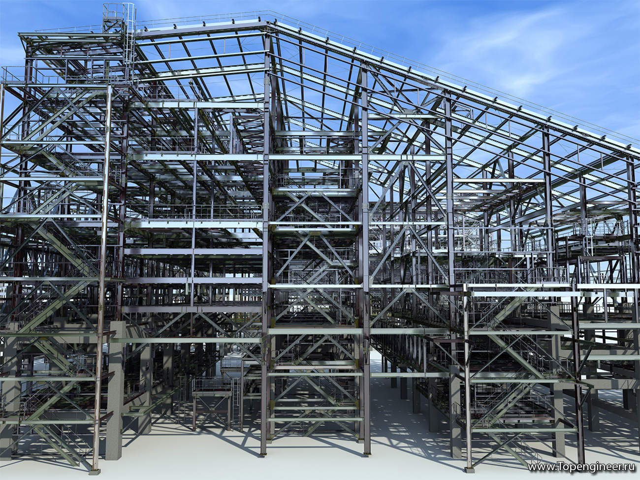 Проектирование промышленных зданий - Разработка КМД