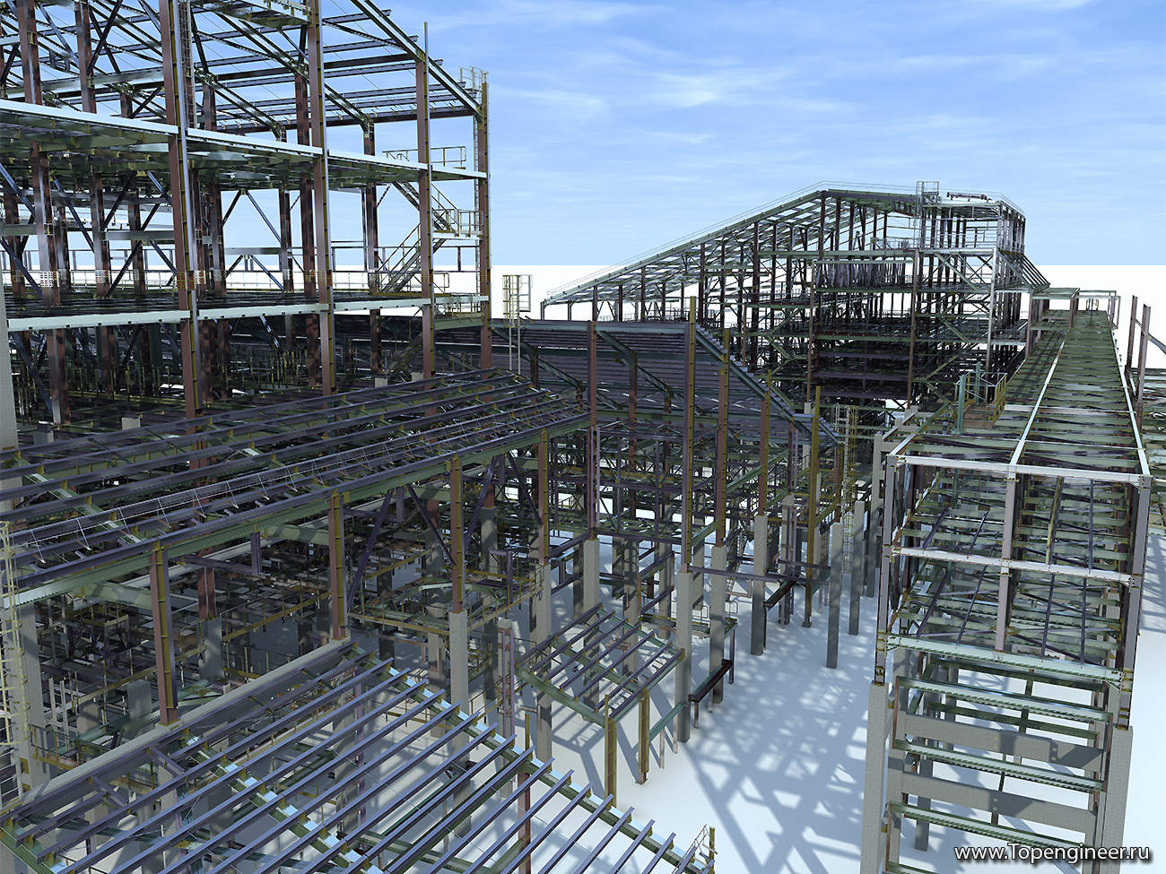 Проектирование промышленных зданий - Разработка КМД