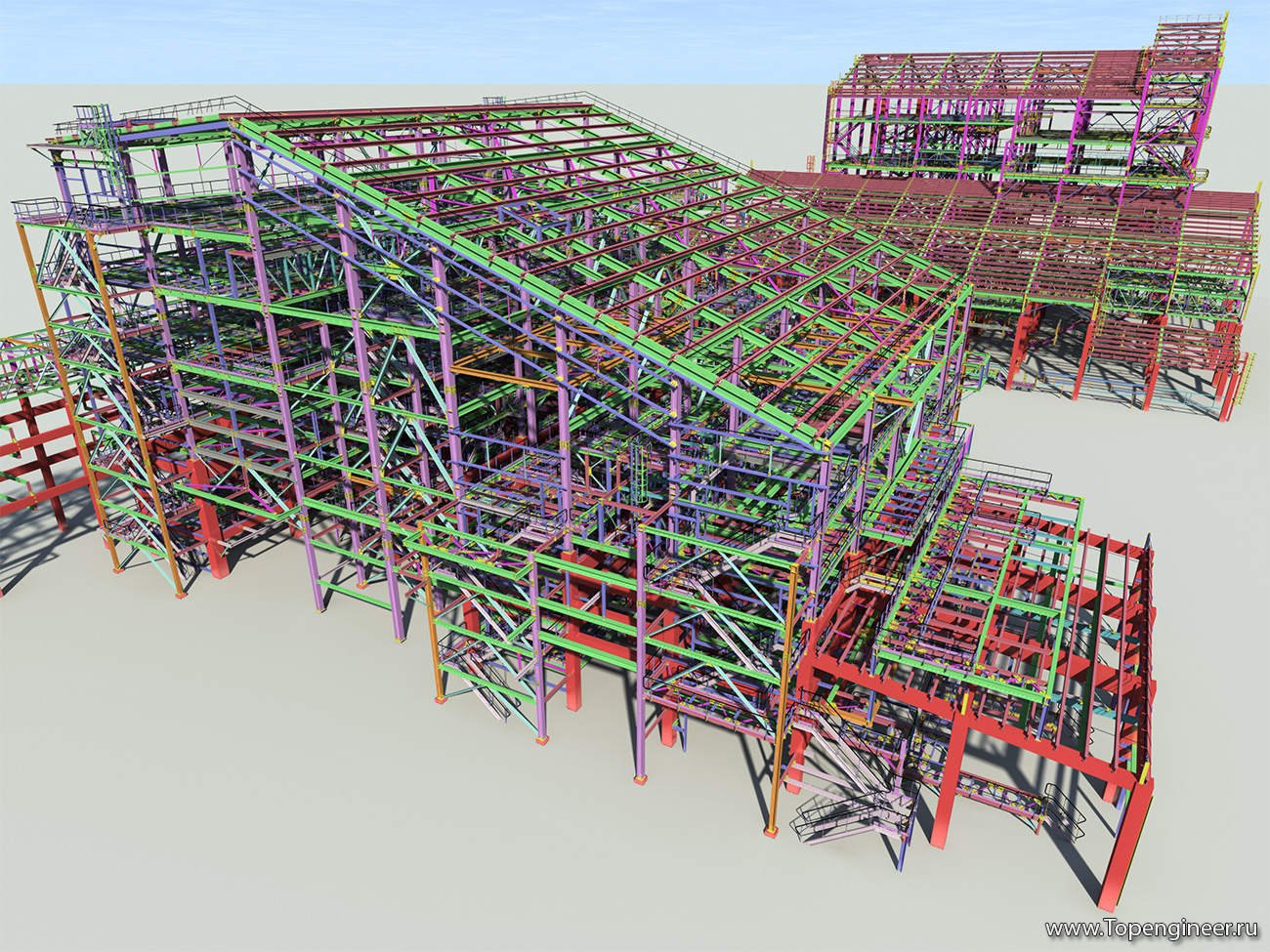 Проектирование промышленных зданий - Разработка КМД