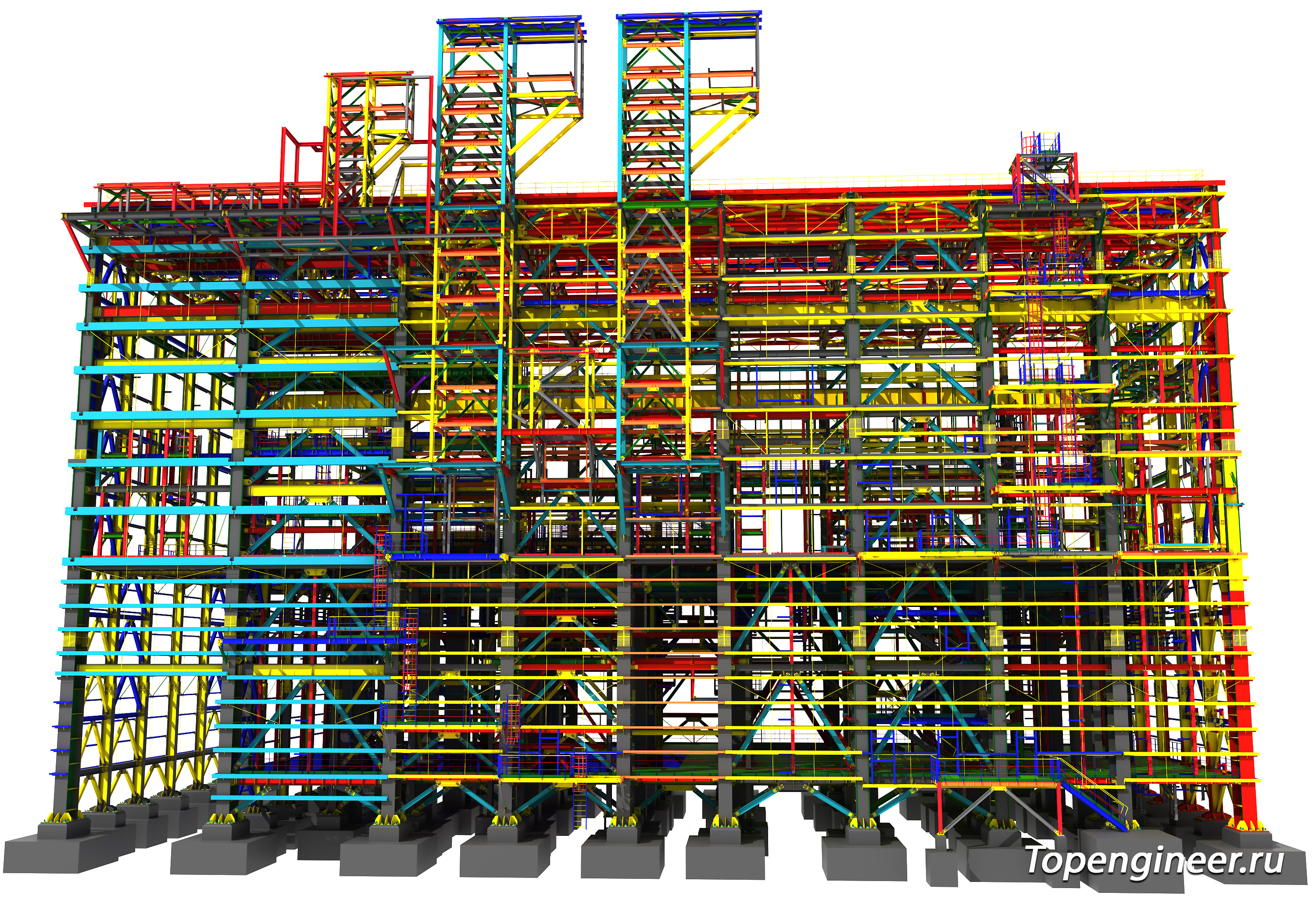 BIM проектирование - разработка КМ, КЖ, КМД,  КМ, КЖ - Генеральное проектирование в BIM