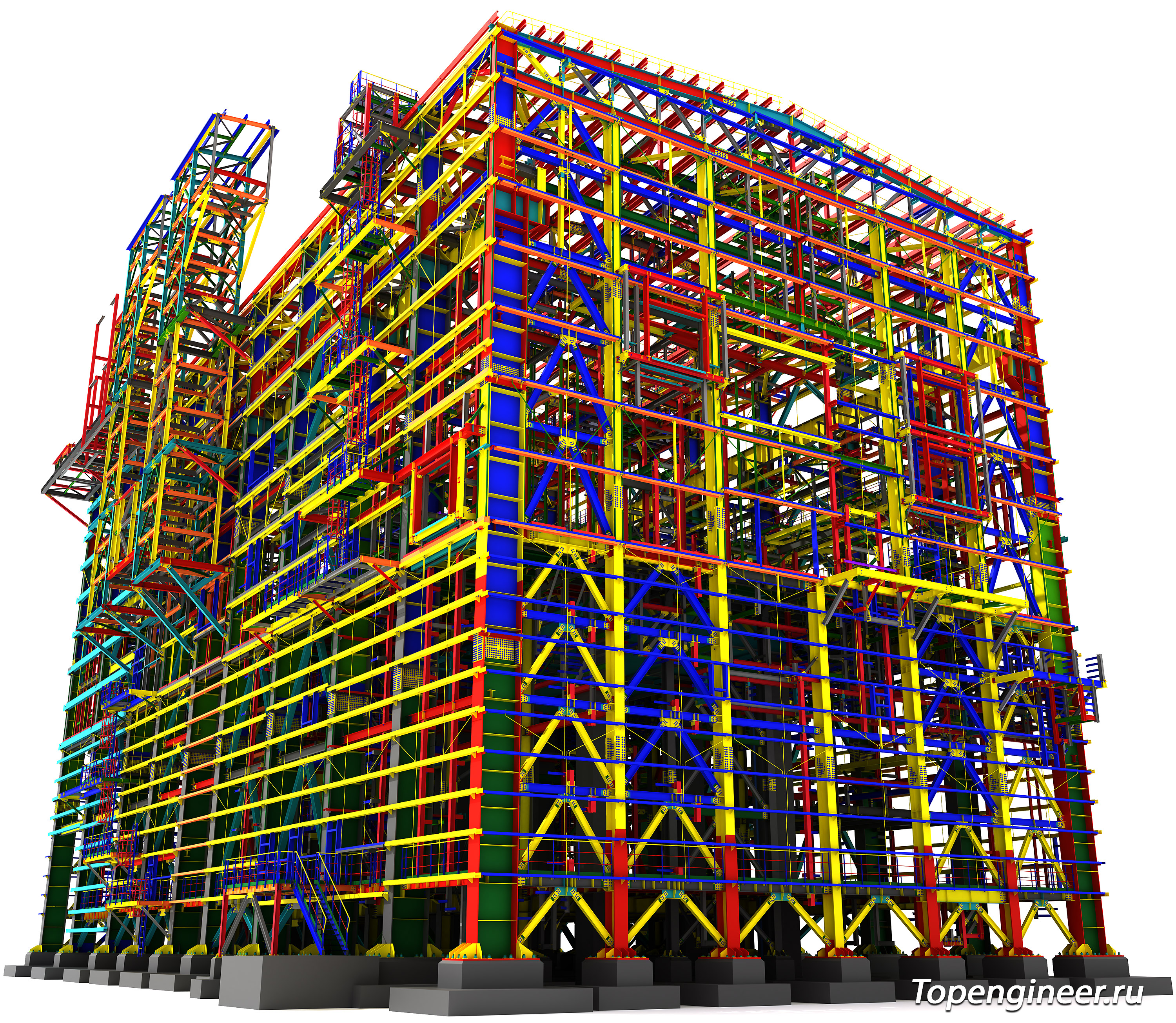 BIM проектирование - разработка КМ, КЖ, КМД,  КМ, КЖ - Генеральное проектирование в BIM