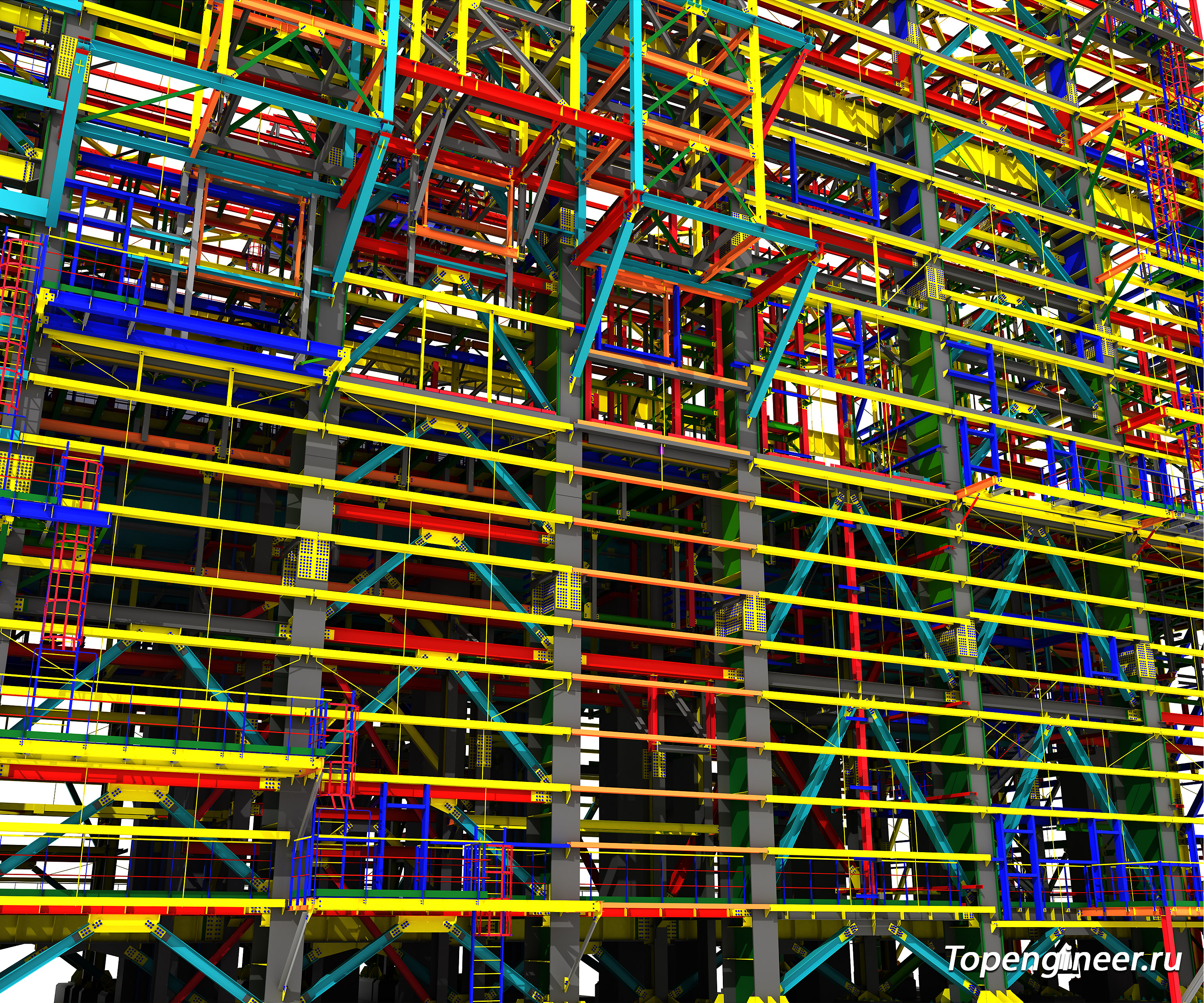 BIM проектирование - разработка КМ, КЖ, КМД,  КМ, КЖ - Генеральное проектирование в BIM