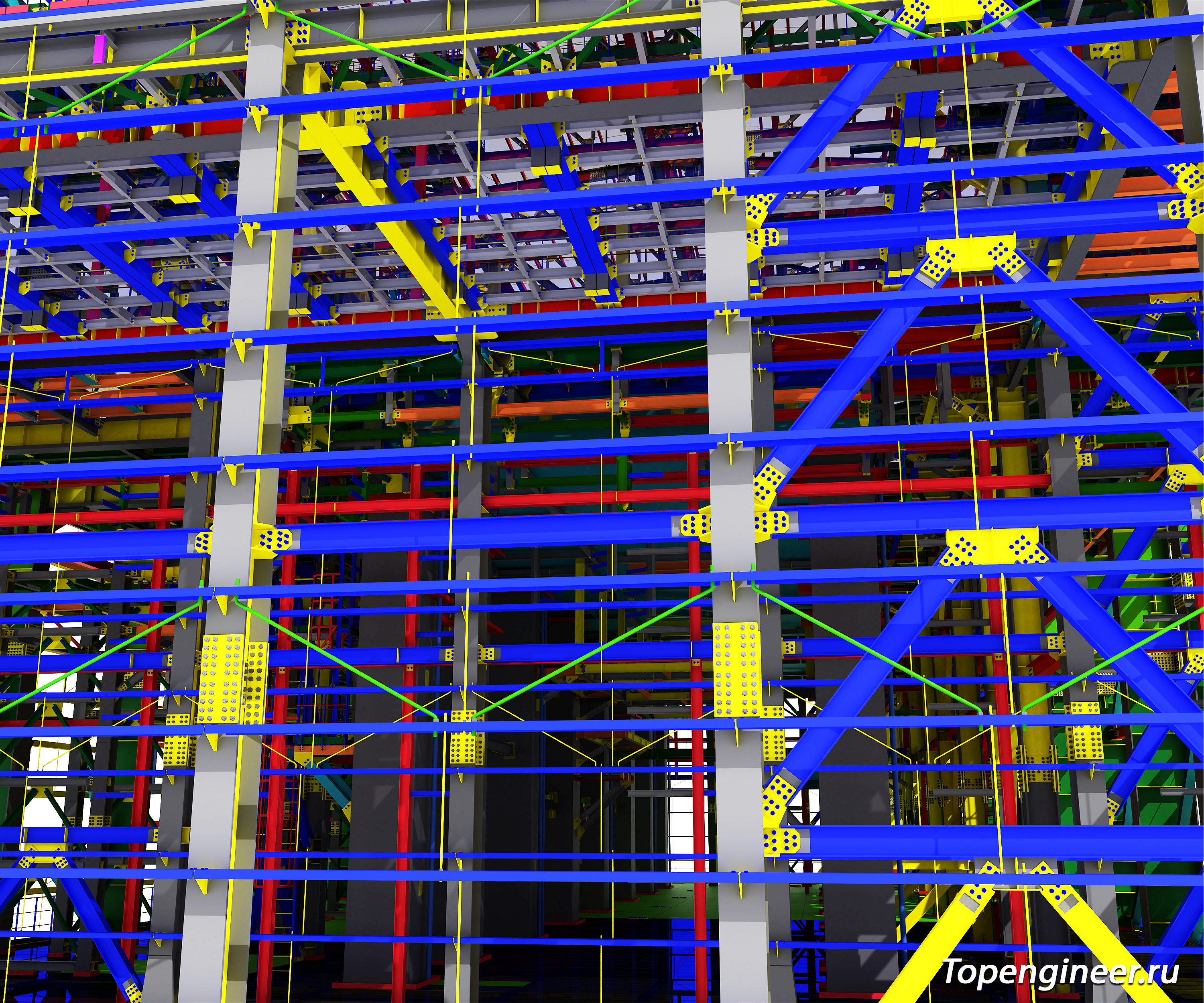 BIM проектирование - разработка КМ, КЖ, КМД,  КМ, КЖ - Генеральное проектирование в BIM