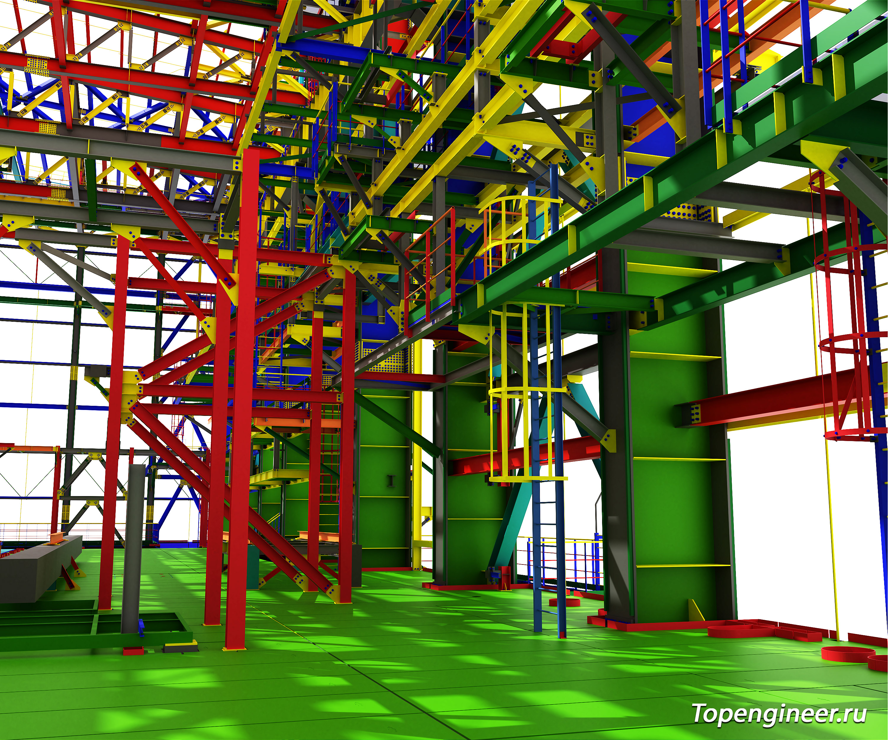 BIM проектирование - разработка КМ, КЖ, КМД,  КМ, КЖ - Генеральное проектирование в BIM