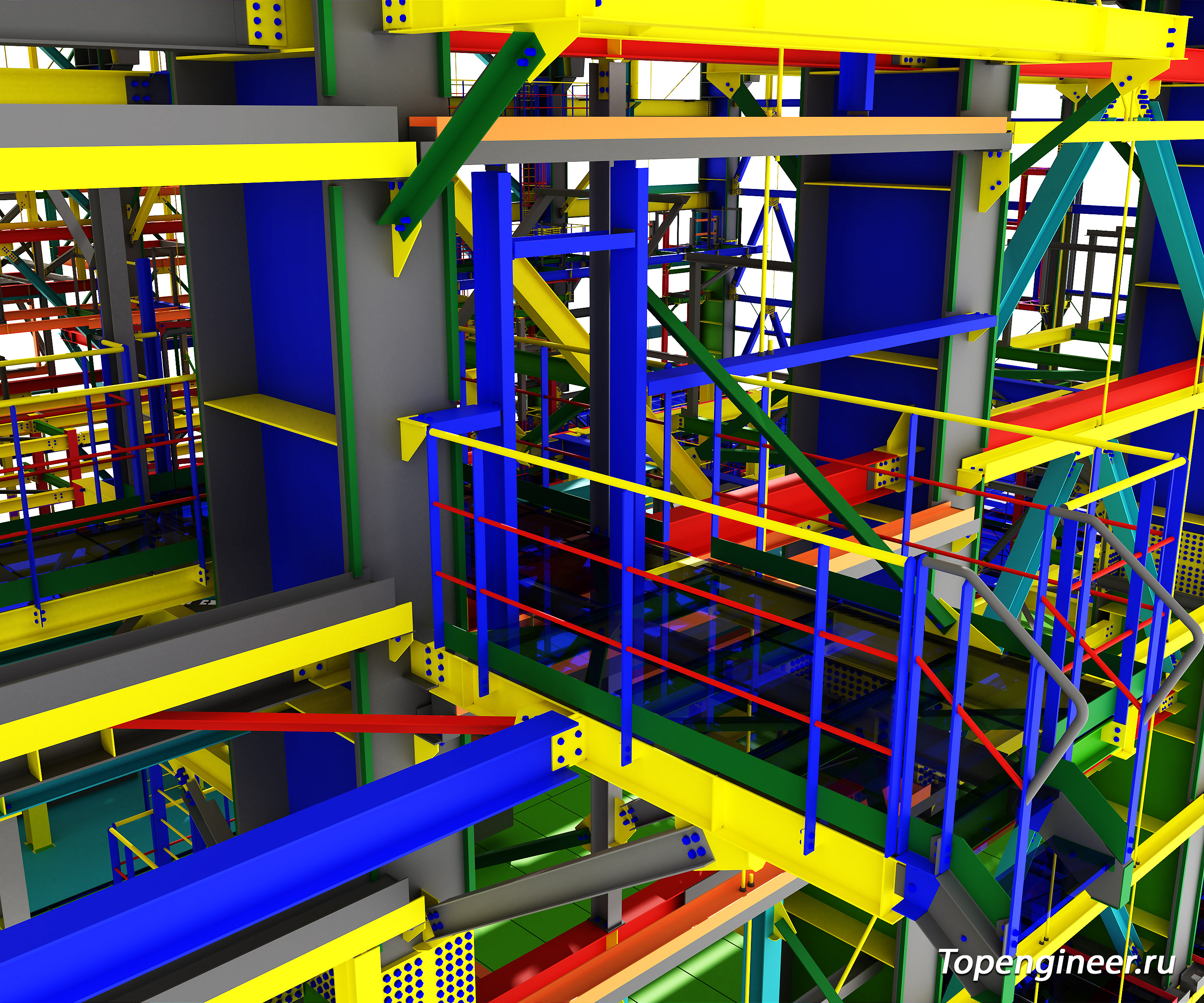 BIM проектирование - разработка КМ, КЖ, КМД,  КМ, КЖ - Генеральное проектирование в BIM