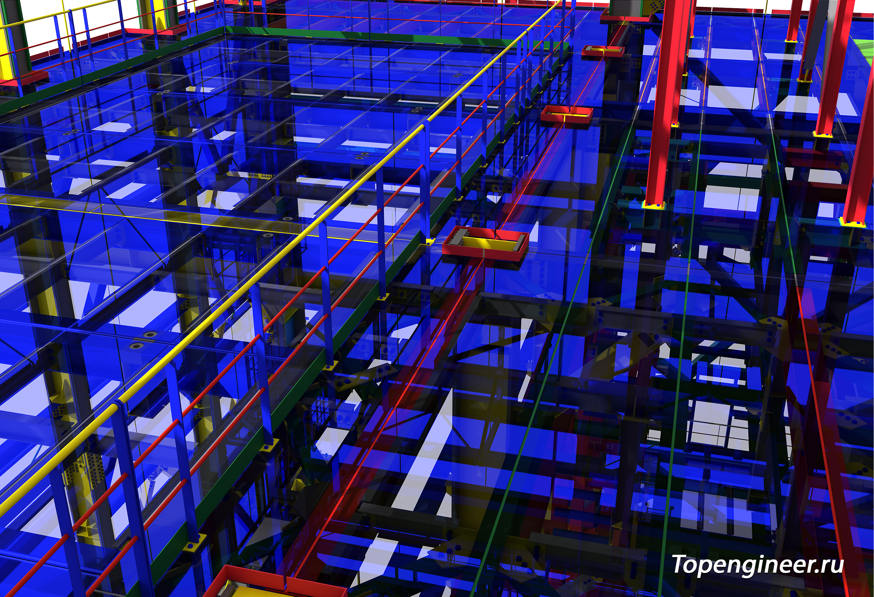 BIM проектирование - разработка КМ, КЖ, КМД,  КМ, КЖ - Генеральное проектирование в BIM