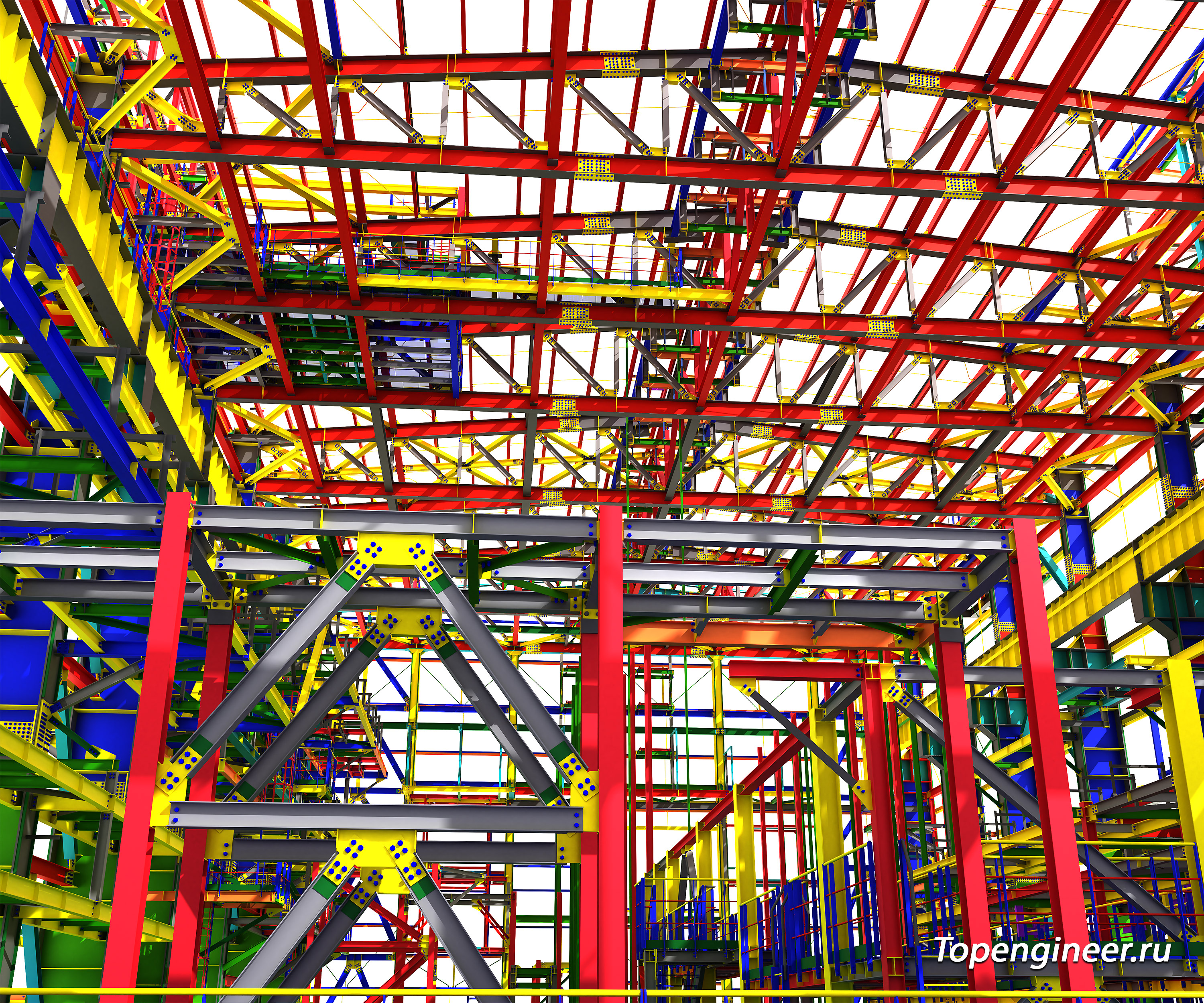 BIM проектирование - разработка КМ, КЖ, КМД,  КМ, КЖ - Генеральное проектирование в BIM