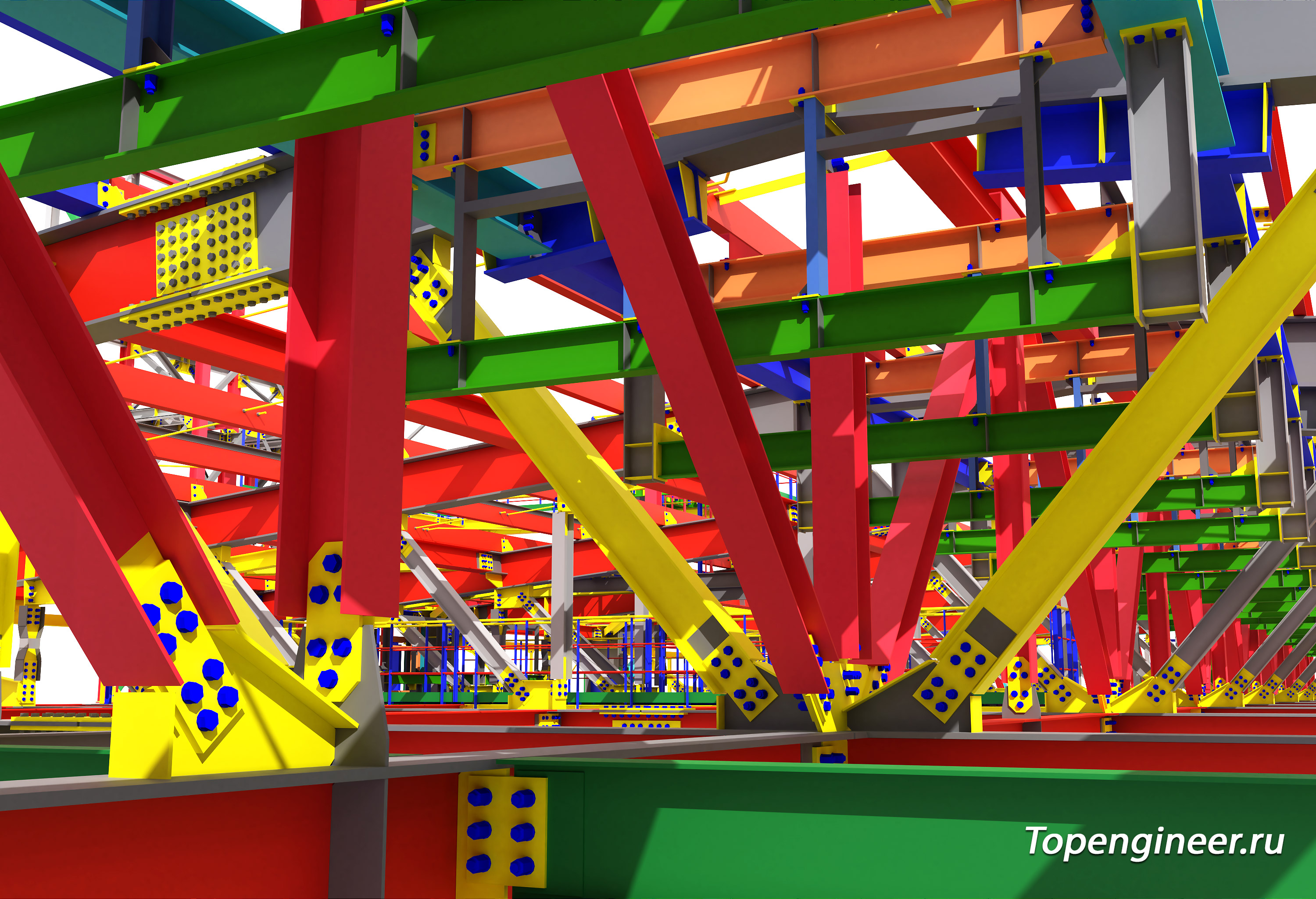 BIM проектирование - разработка КМ, КЖ, КМД,  КМ, КЖ - Генеральное проектирование в BIM