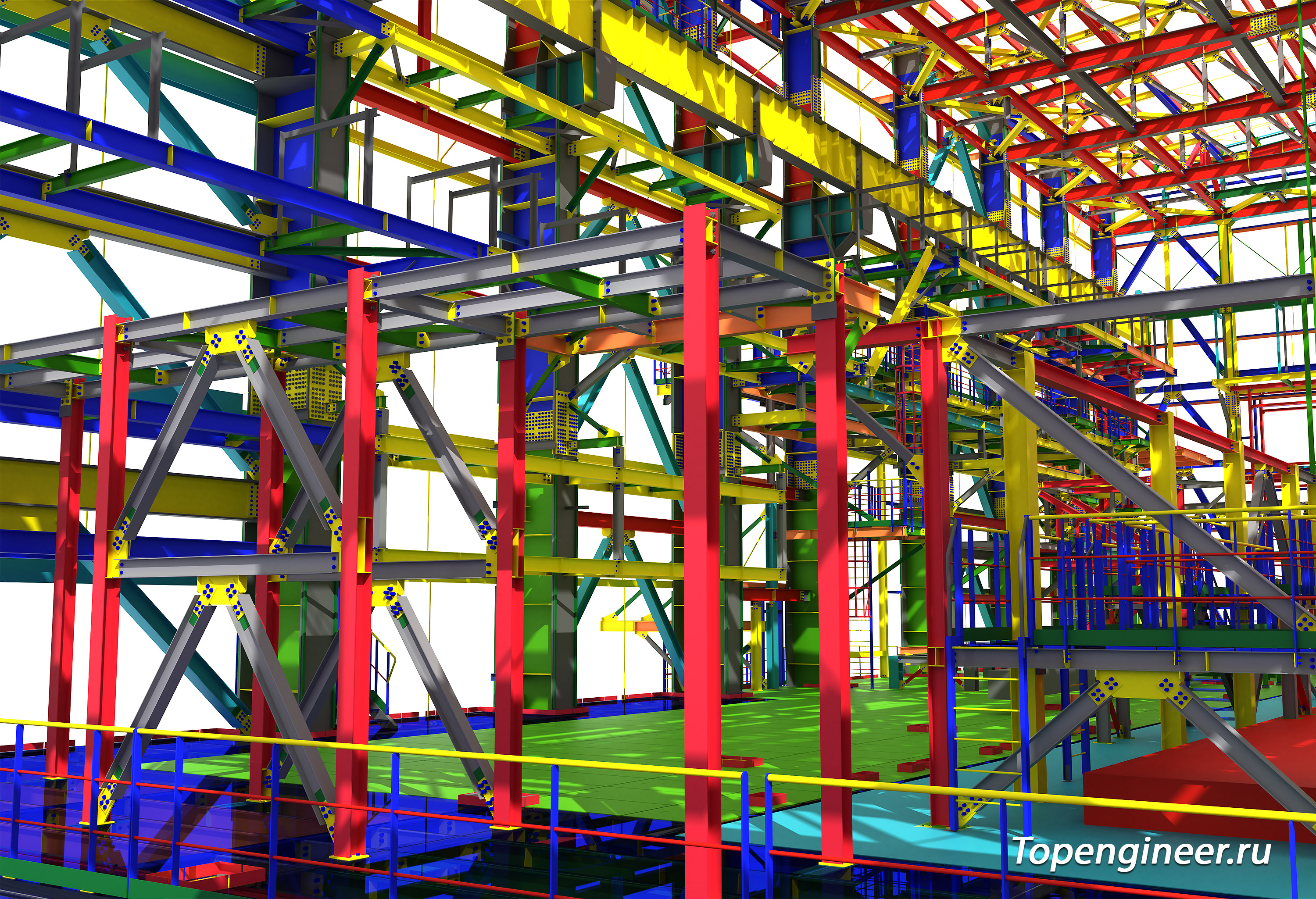 BIM проектирование - разработка КМ, КЖ, КМД,  КМ, КЖ - Генеральное проектирование в BIM