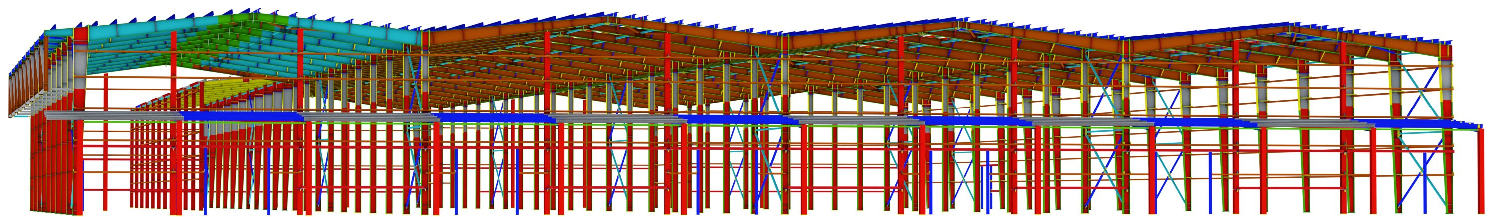 Конструкции из сварной балки КМ и КМД - разработка КМД, КМ, КЖ. Tekla Structures - BIM 