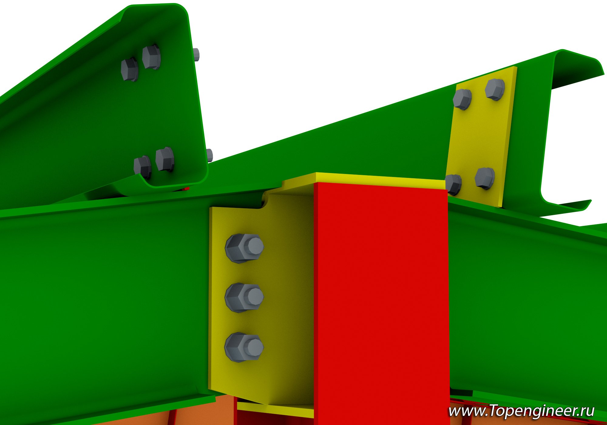 Проект с подкрановой балкой - разработка КМД,  КМ, КЖ