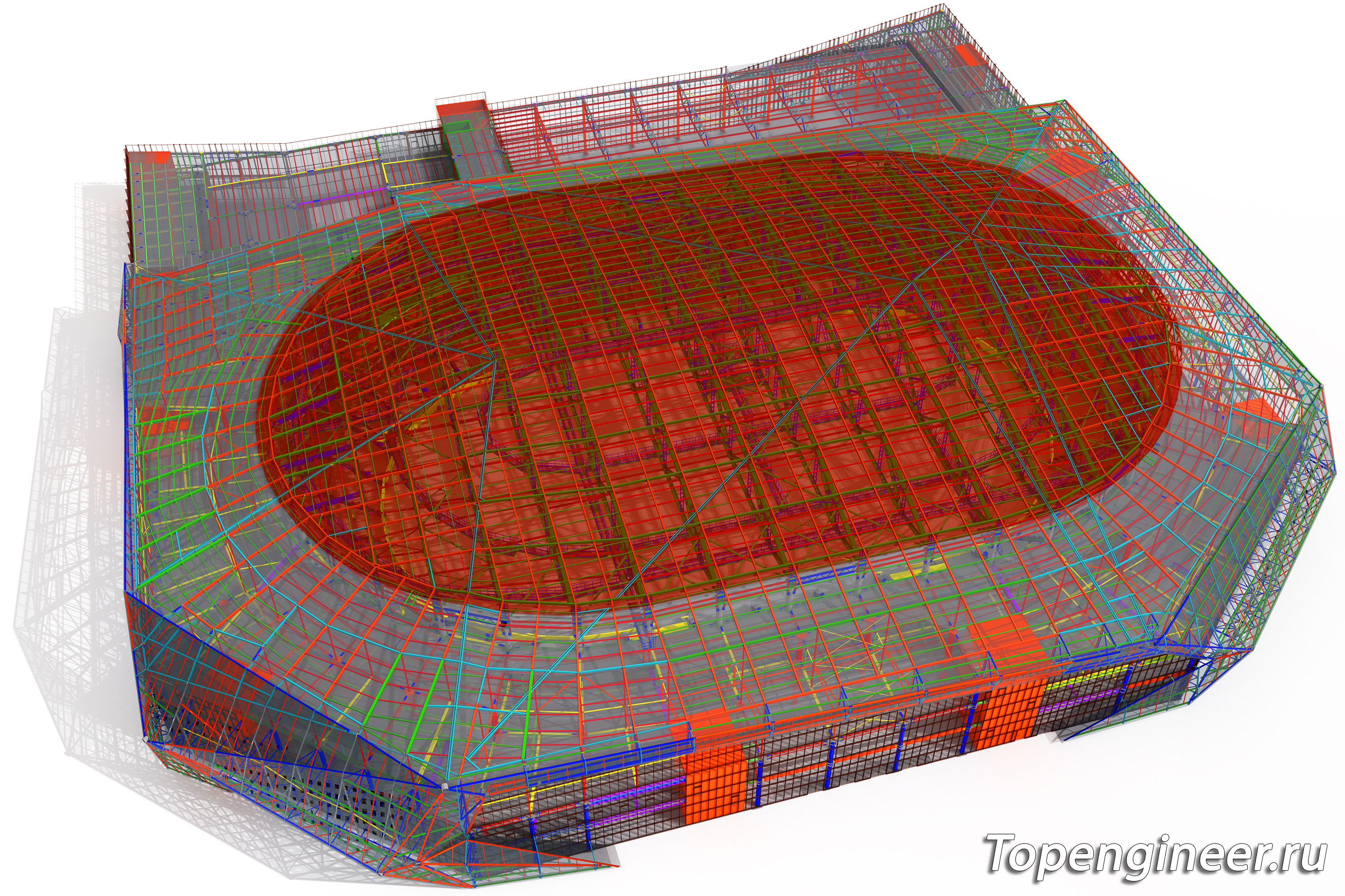 Проект стадиона - разработка КМ, КЖ, КМД,  КМ, КЖ