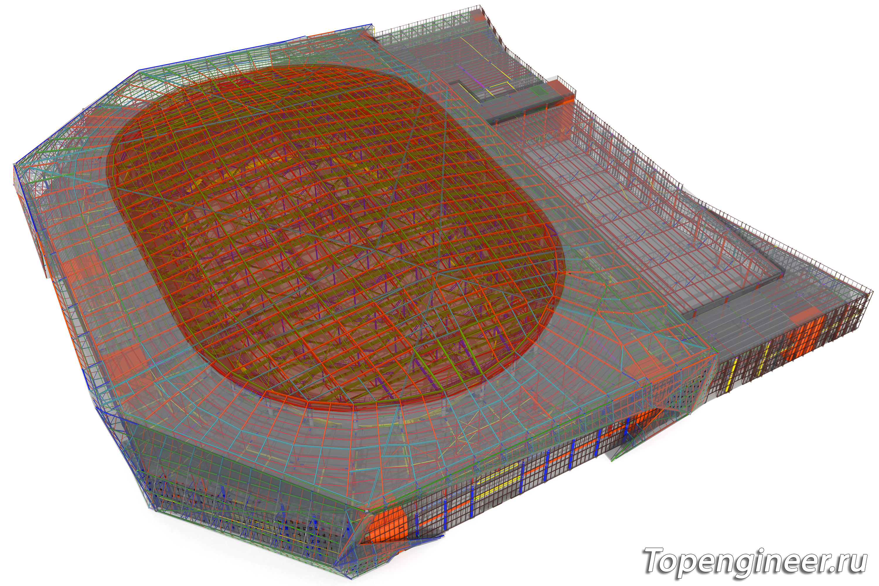 Проект стадиона - разработка КМ, КЖ, КМД,  КМ, КЖ