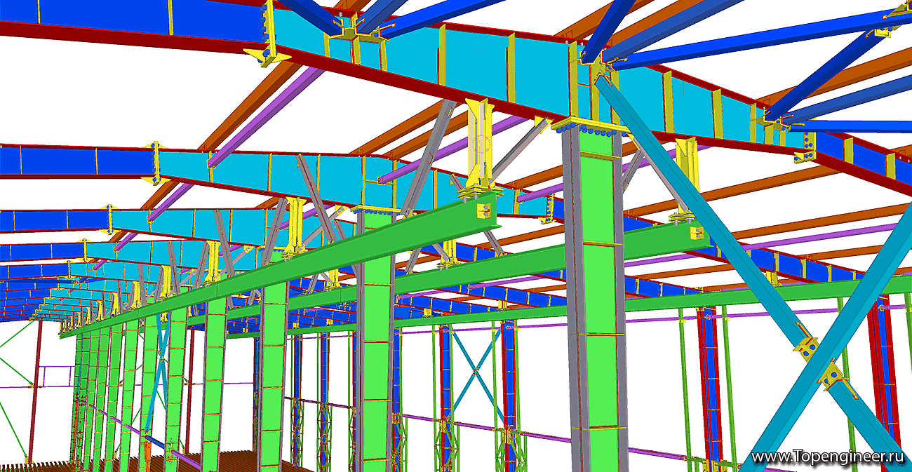 Проектирование ангаров -Разработка КМД