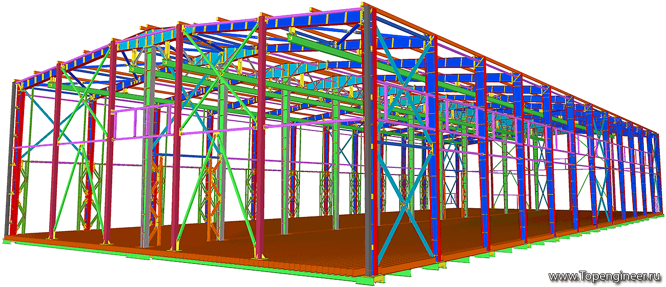 Проектирование ангаров -Разработка КМД