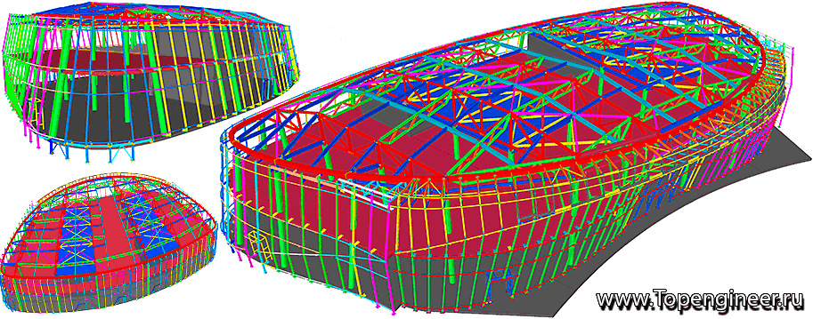 Проектирование фасадов сложной формы