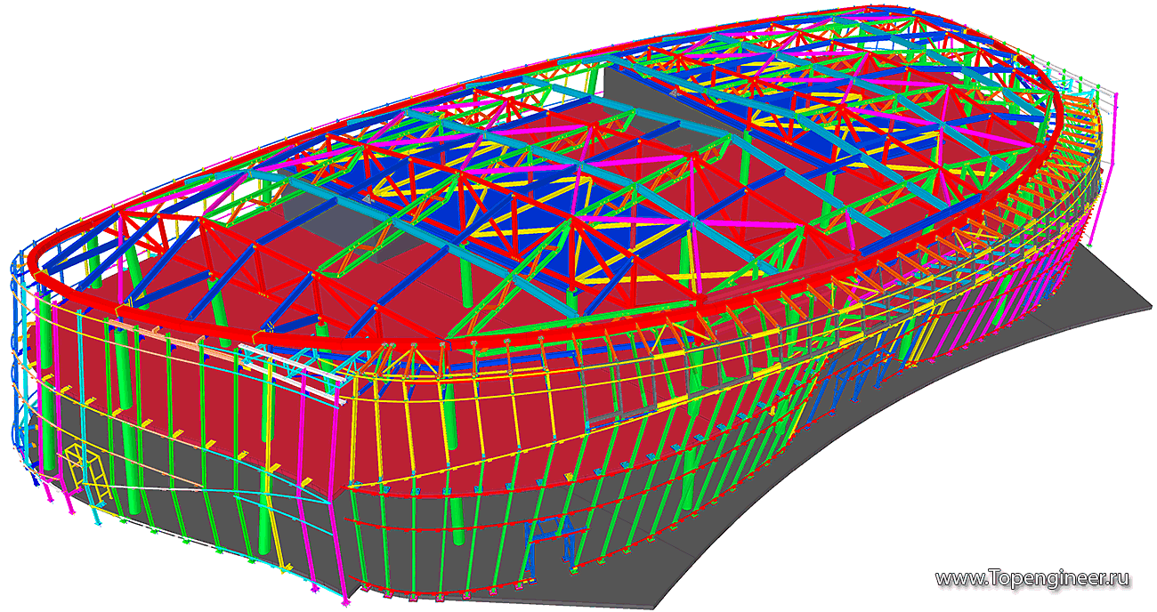 Проектирование фасадов сложной формы - Разработка КМД