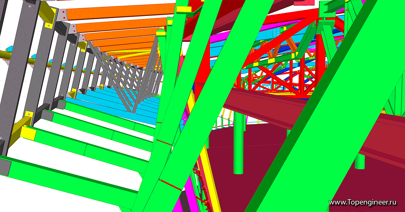 Проектирование фасадов сложной формы - Разработка КМД