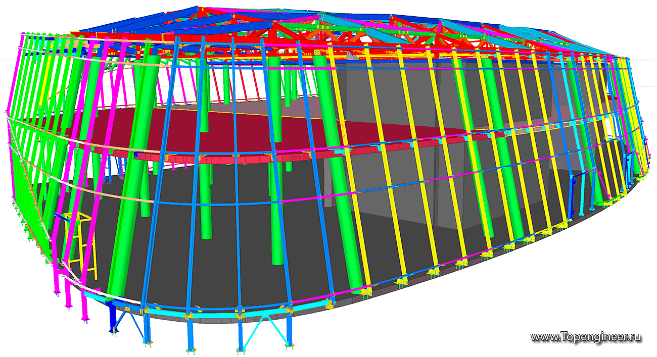 Проектирование фасадов сложной формы - Разработка КМД