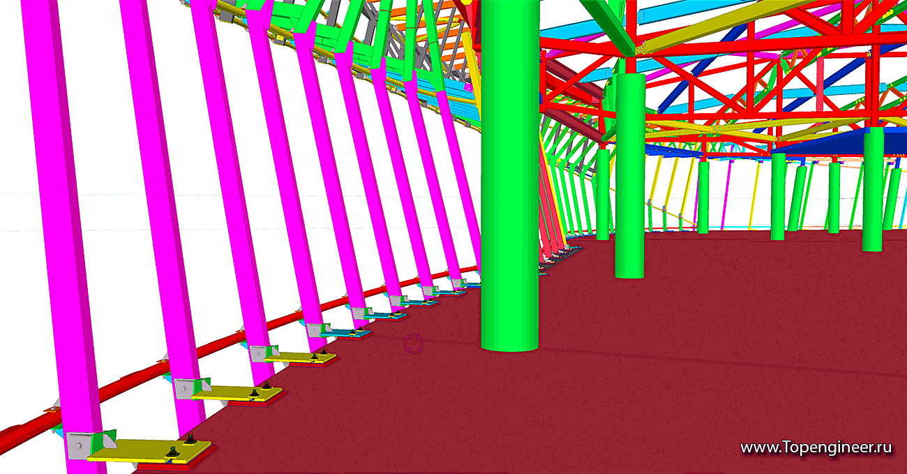 Проектирование фасадов сложной формы - Разработка КМД