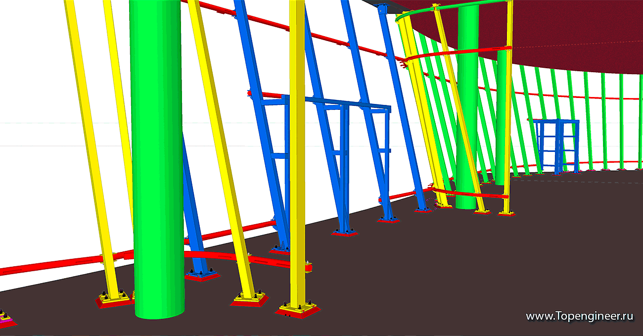 Проектирование фасадов сложной формы - Разработка КМД