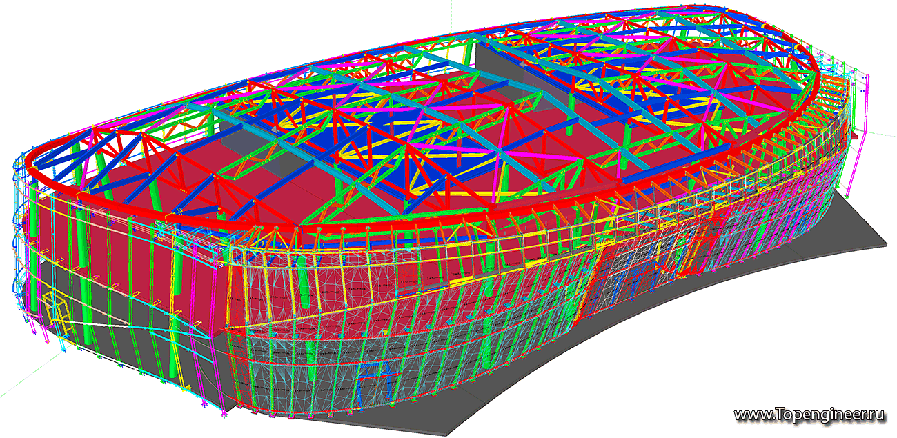 Проектирование фасадов сложной формы - Разработка КМД