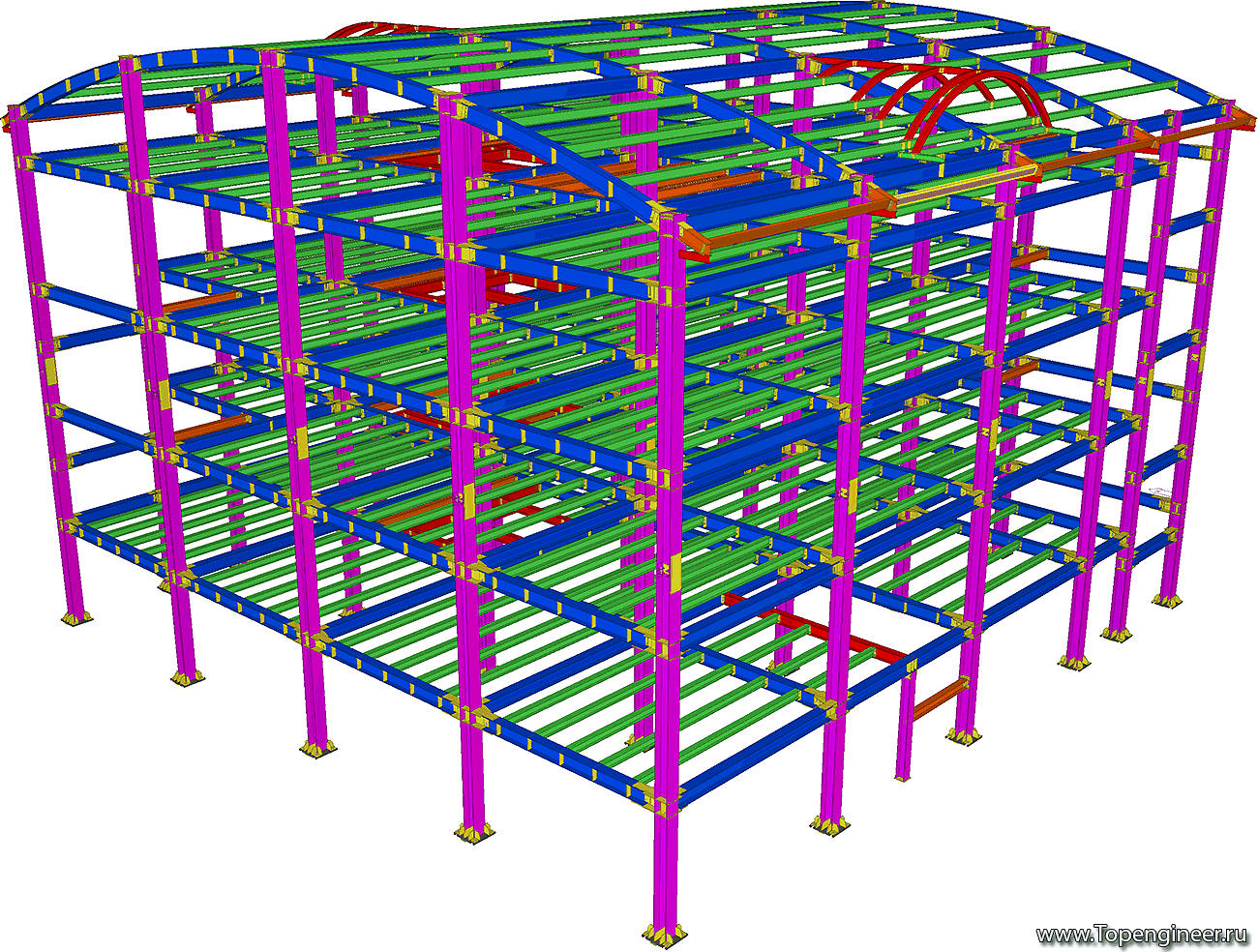 Проектирование гражданских зданий- Разработка КМД