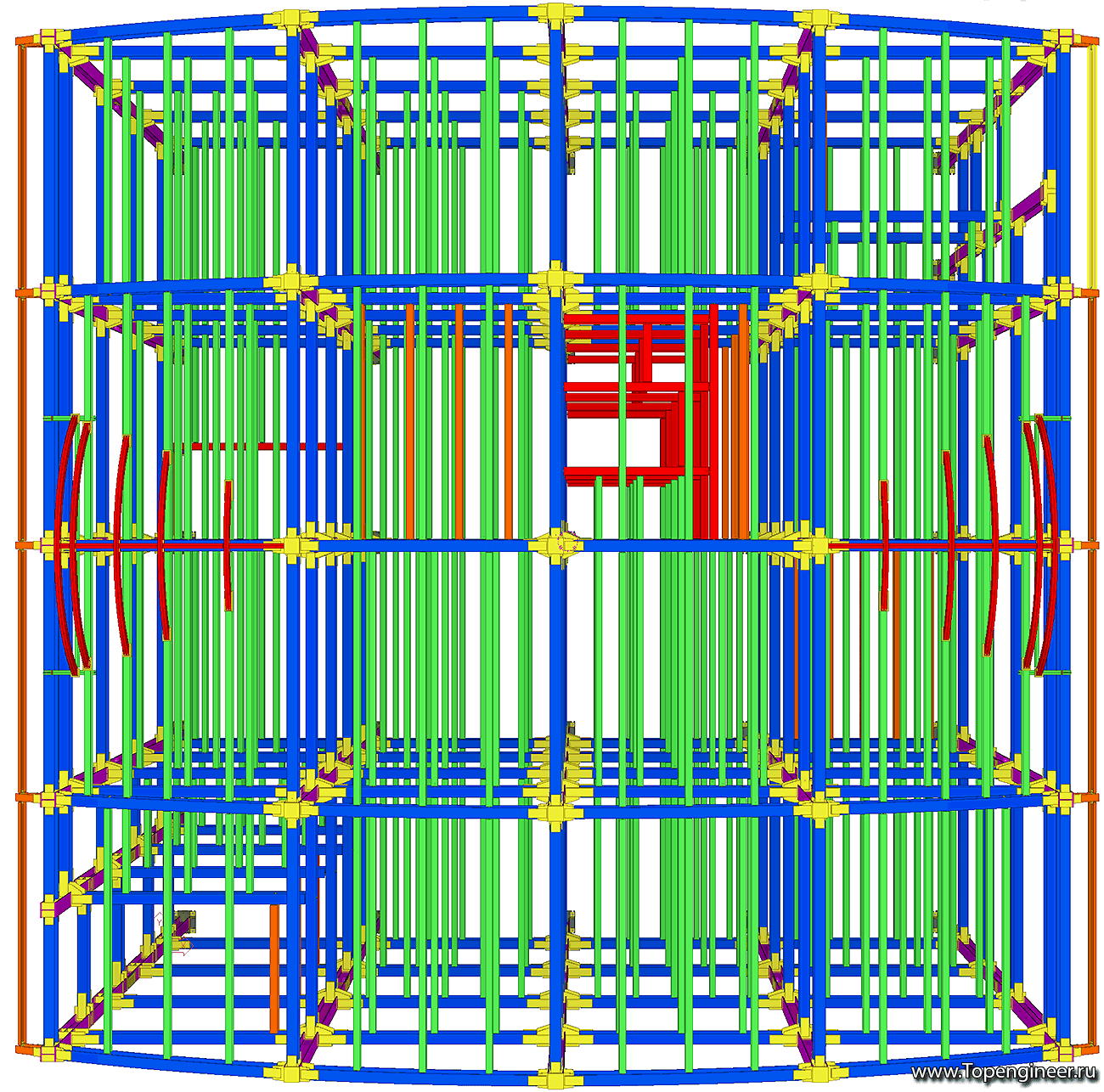 Проектирование гражданских зданий- Разработка КМД