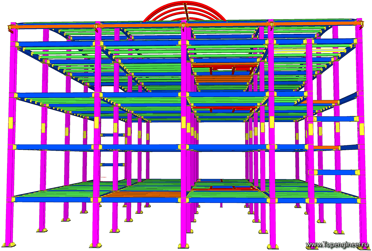 Проектирование гражданских зданий- Разработка КМД