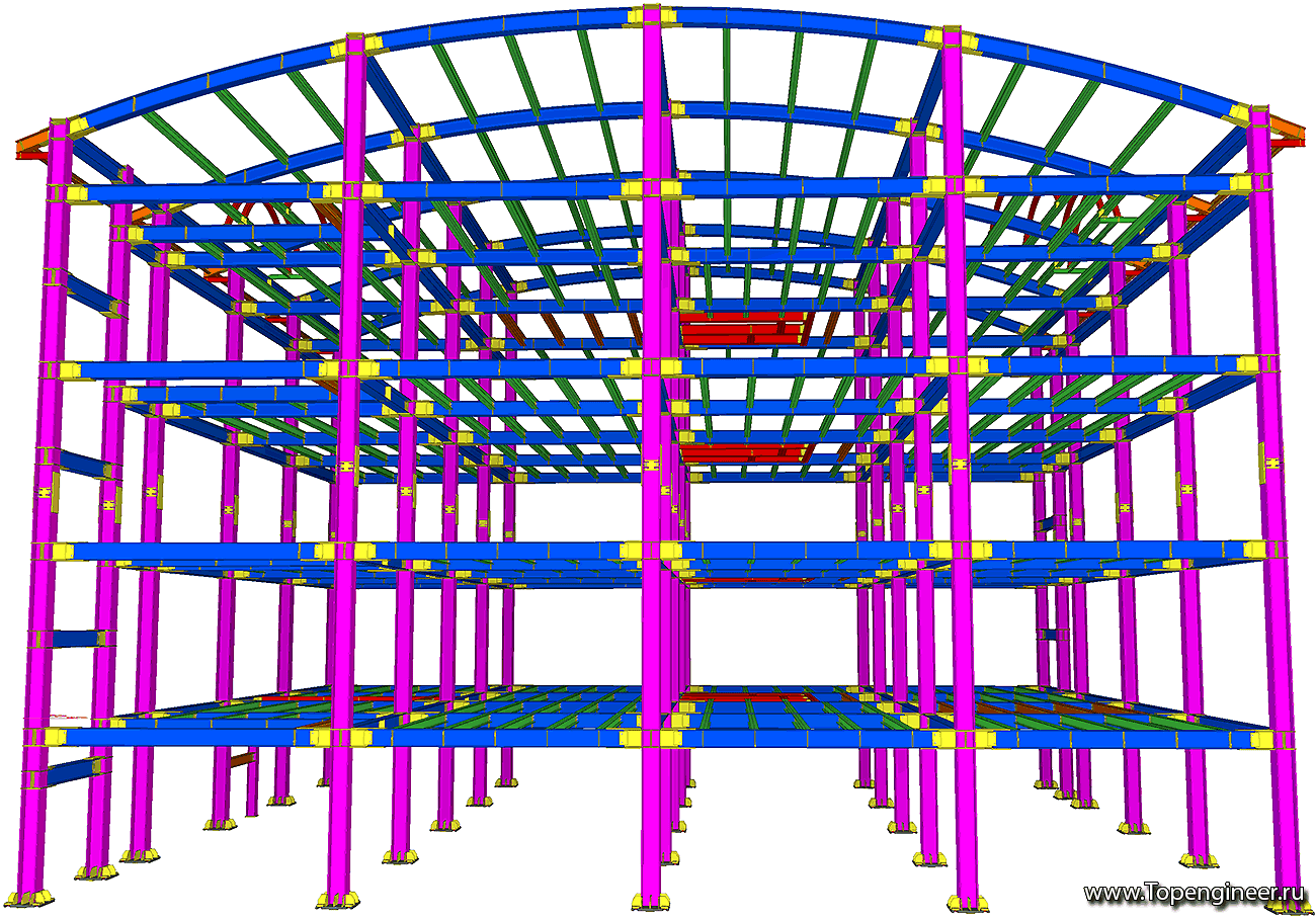 Проектирование гражданских зданий- Разработка КМД