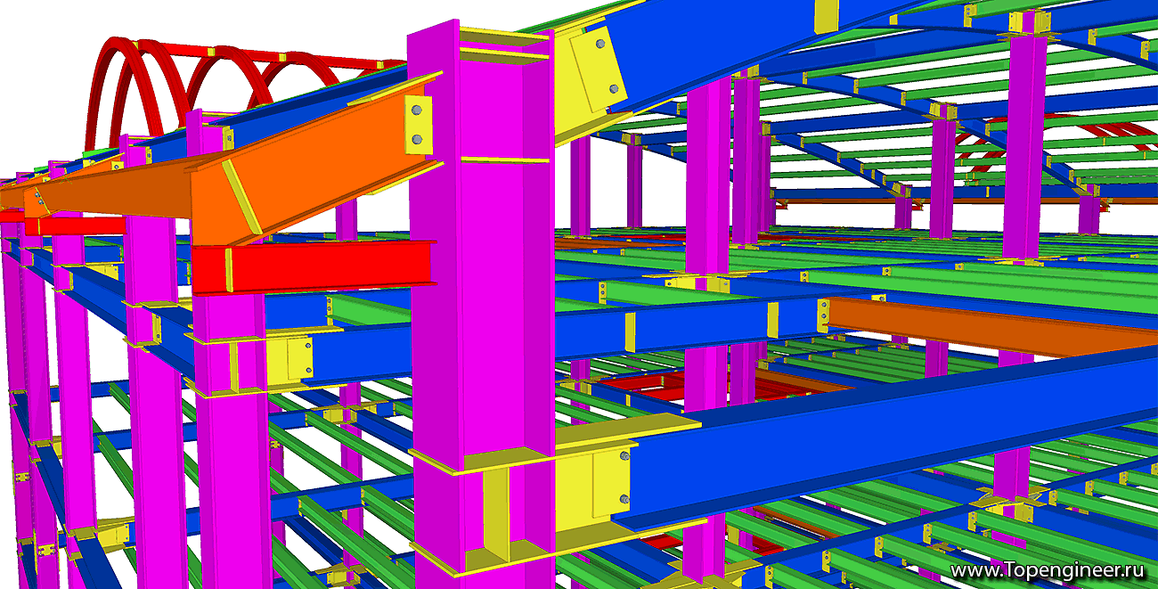 Проектирование гражданских зданий- Разработка КМД