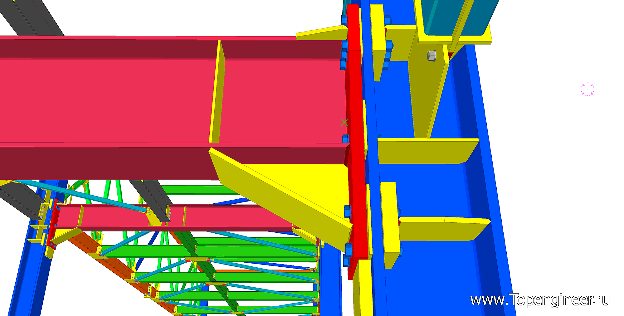 Проектирование металлических конструкций эстакад - Разработка КМД