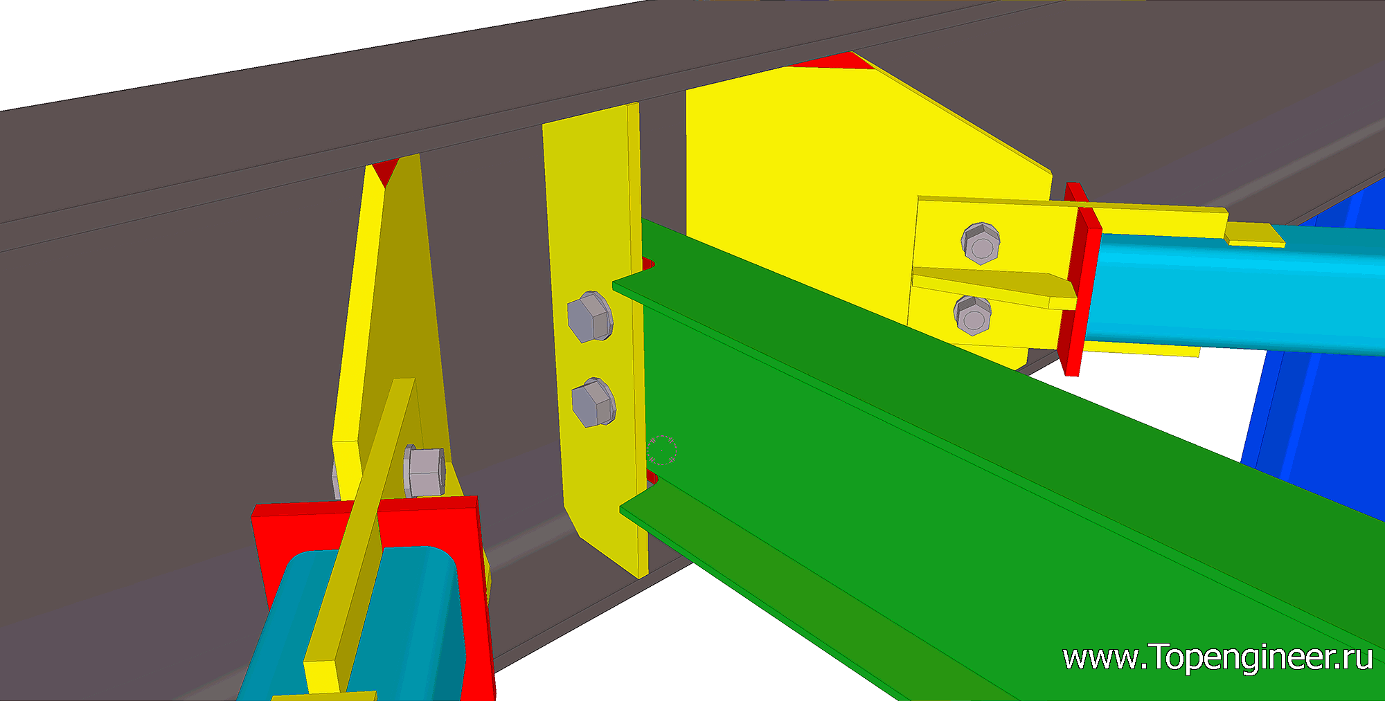 Проектирование металлических конструкций эстакад - Разработка КМД