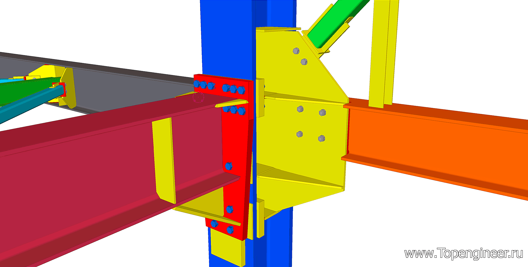 Проектирование металлических конструкций эстакад - Разработка КМД