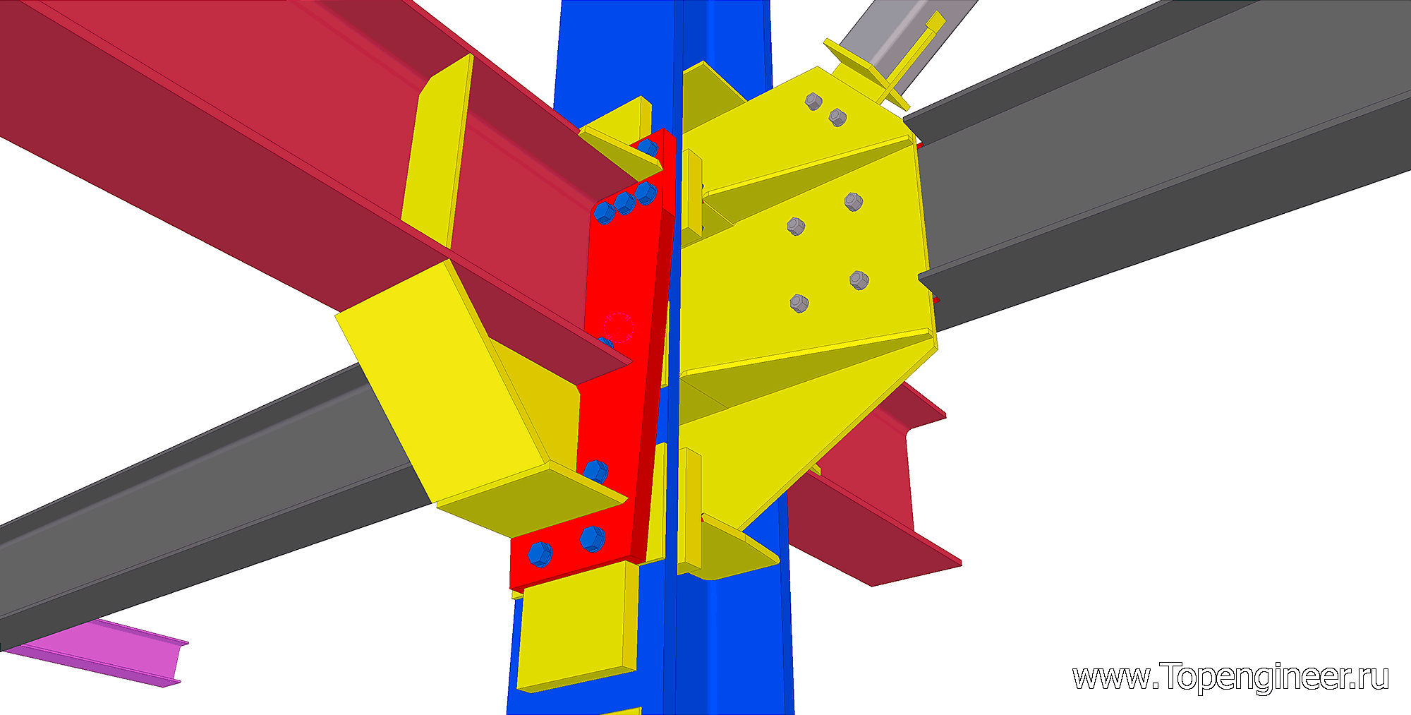 Проектирование металлических конструкций эстакад - Разработка КМД