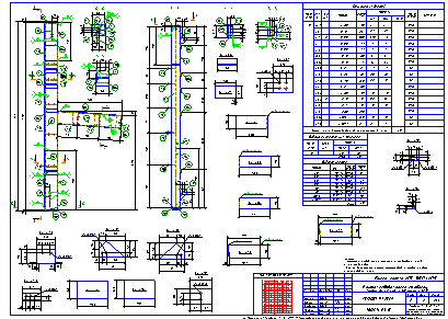 Проектирование общественных зданий. Пример чертежа  КМД