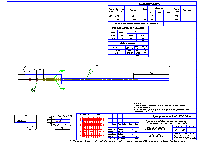 Проектирование общественных зданий. Пример чертежа  КМД