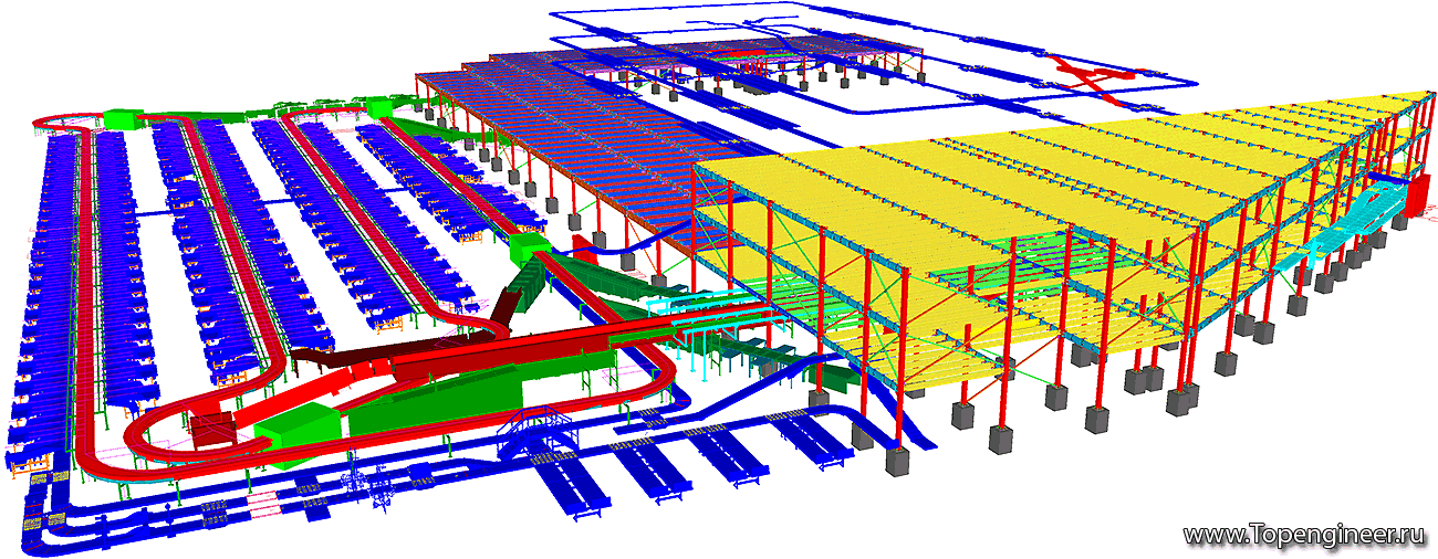 Проектирование производственных объектов – разработка КМД.