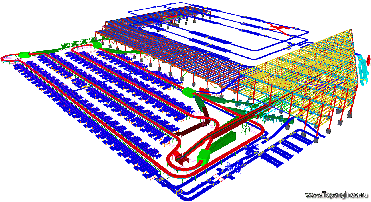 Проектирование производственных объектов – разработка КМД.