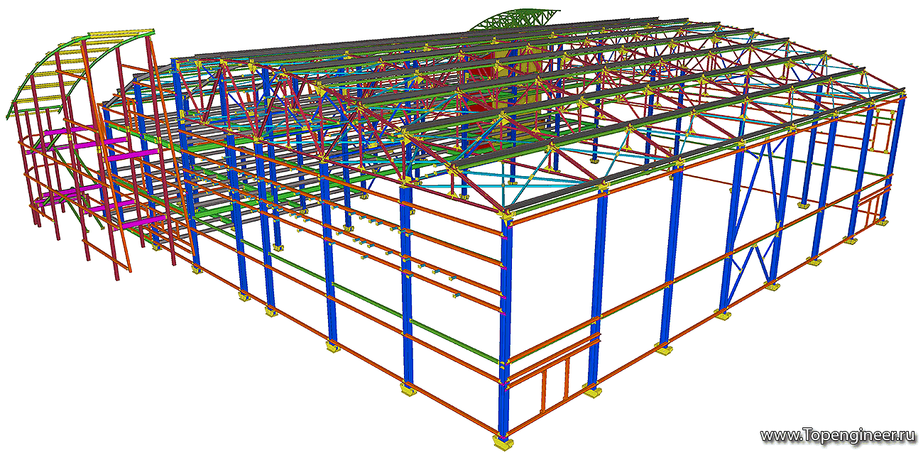 Проектирование спортивных залов