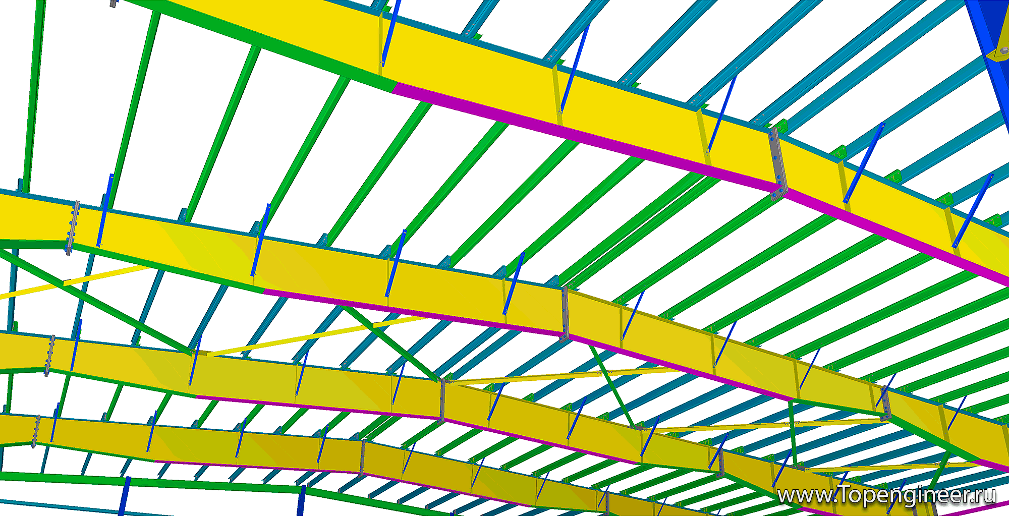 Проектирование сварных балок  - Разработка КМД