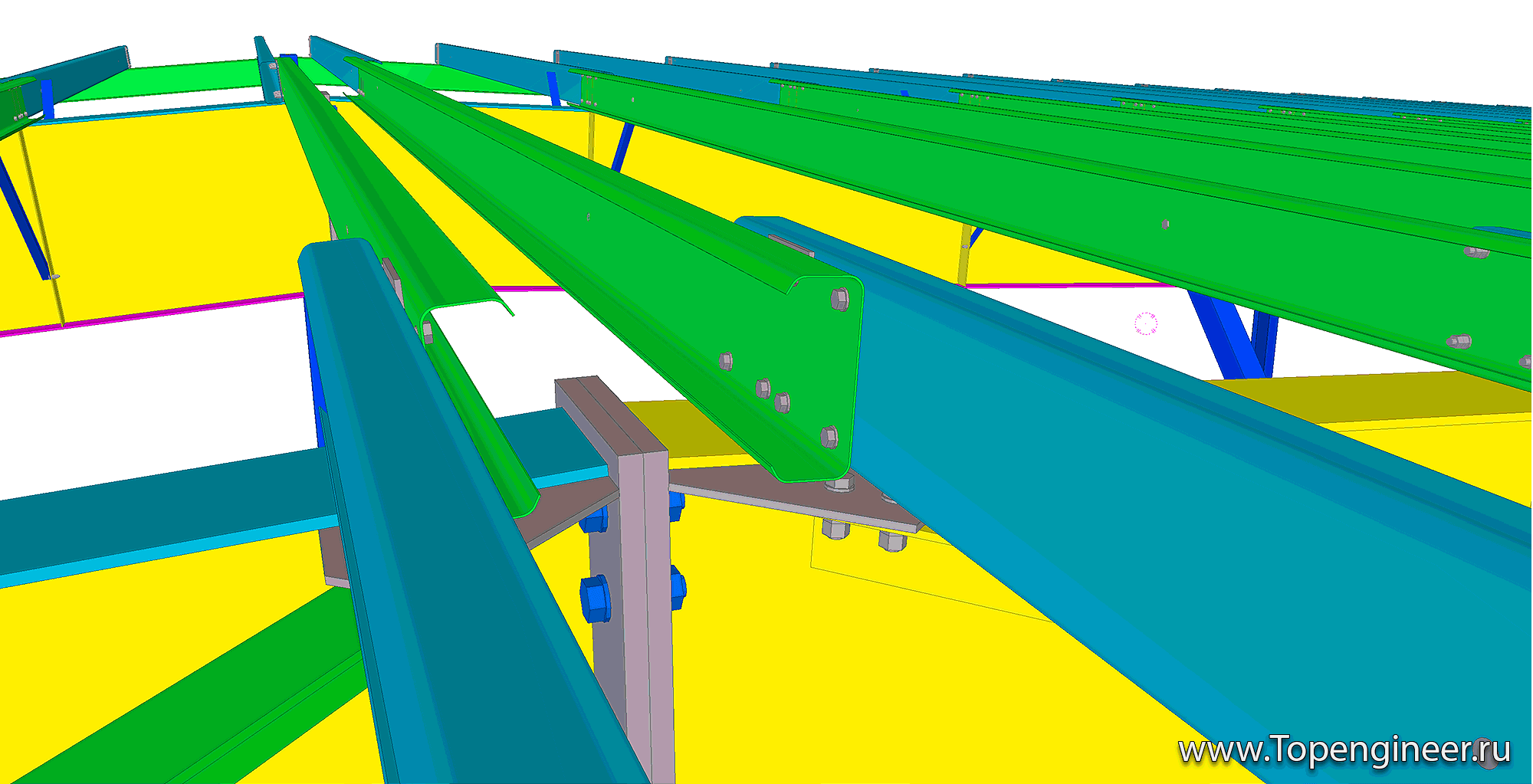 Проектирование сварных балок  - Разработка КМД