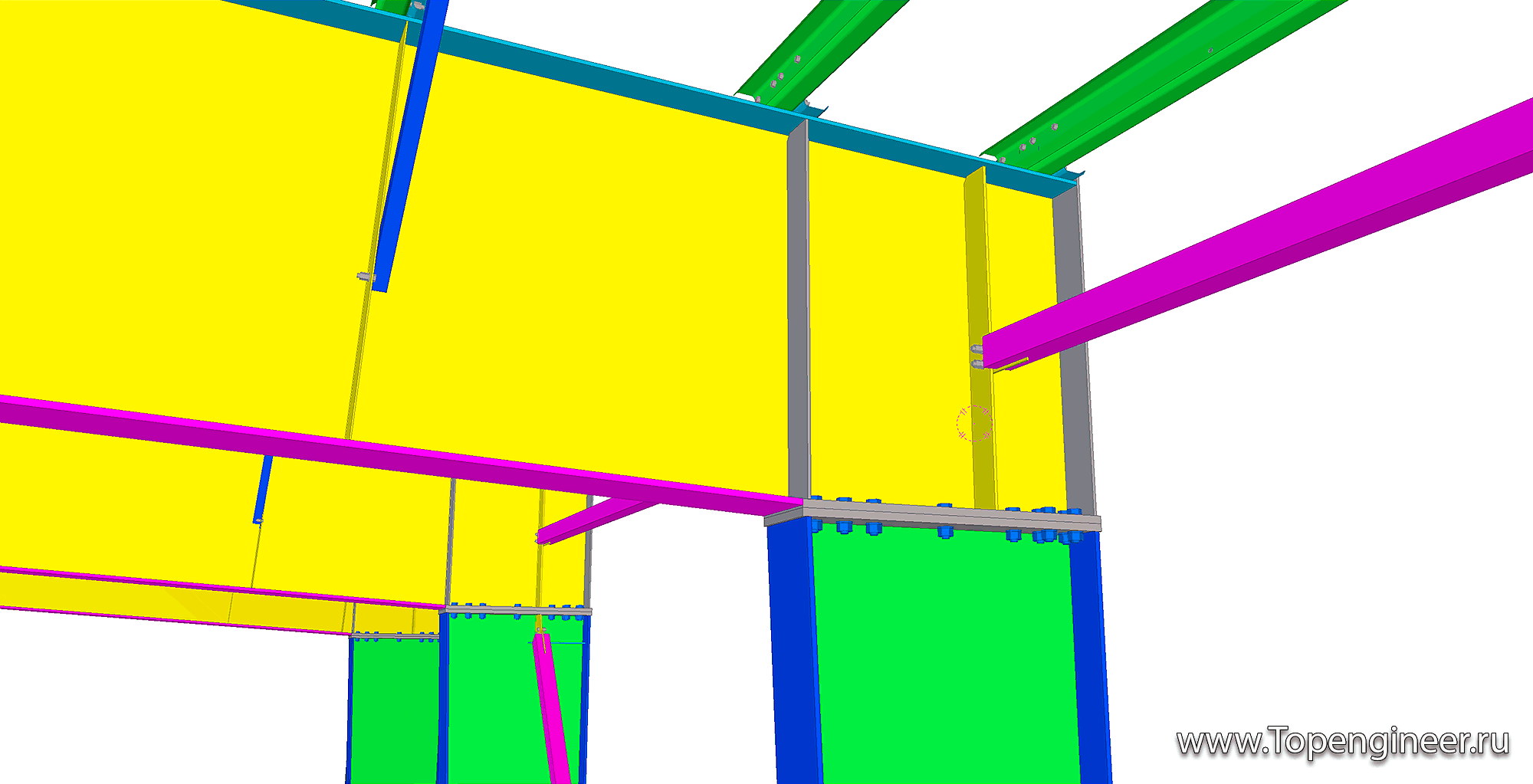 Проектирование сварных балок  - Разработка КМД