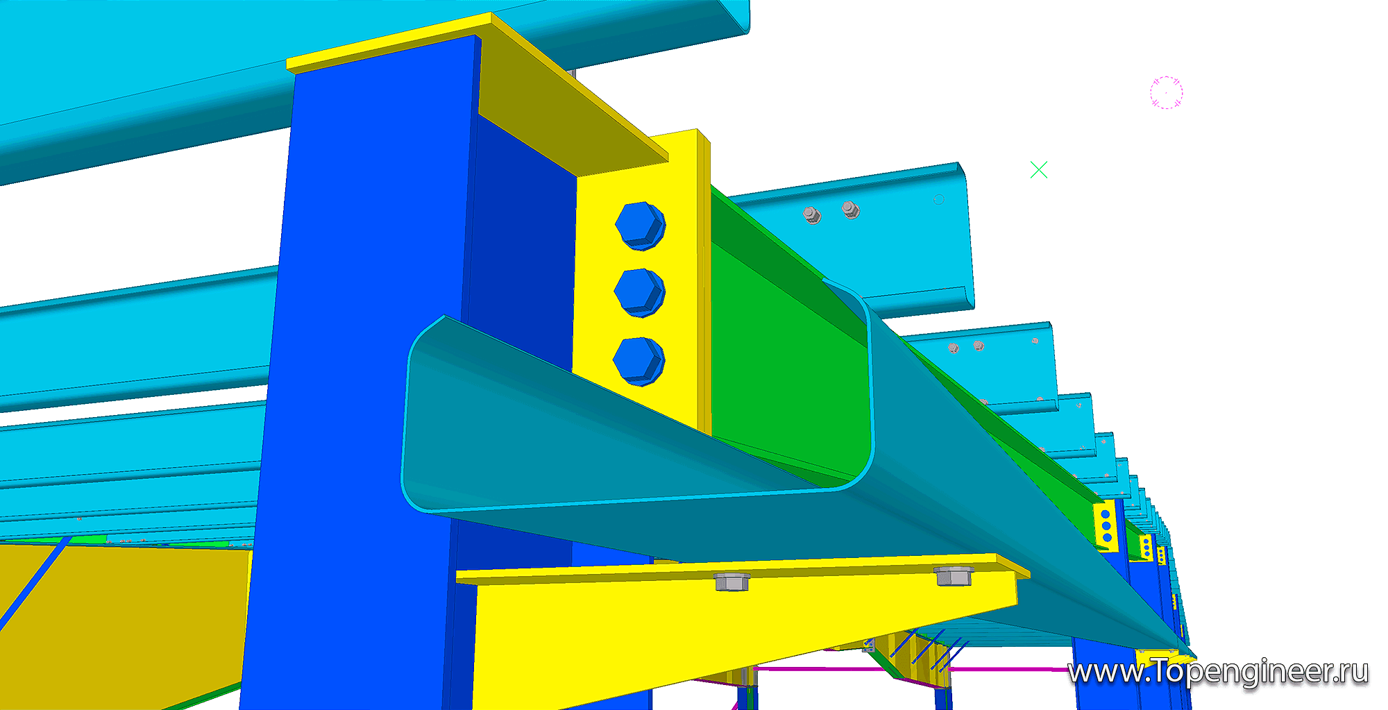 Проектирование сварных балок  - Разработка КМД