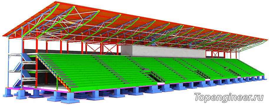 Проектирование трибун