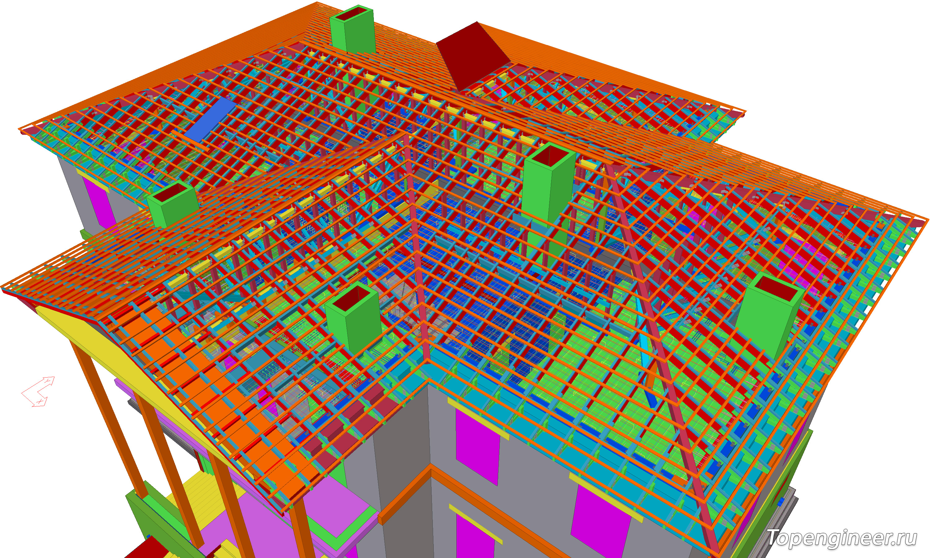 Проектирование раздела КЖ - разработка КМ, КЖ, КМД,  КМ, КЖ - Генеральное проектирование